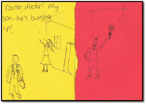 A cartoon my wife drew for me